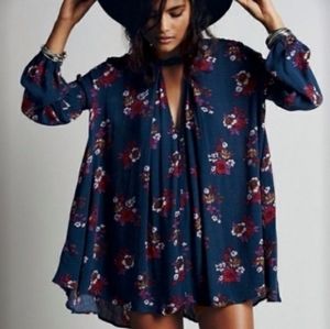 Free People - Tree Swing Floral Tunic Dress